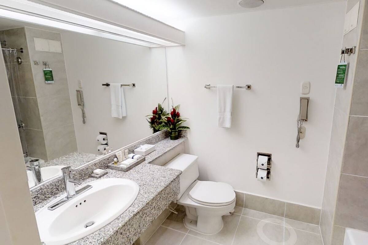superior room, 2 single beds | bathroom | shower, rainfall showerhead, free toiletries, bathrobes