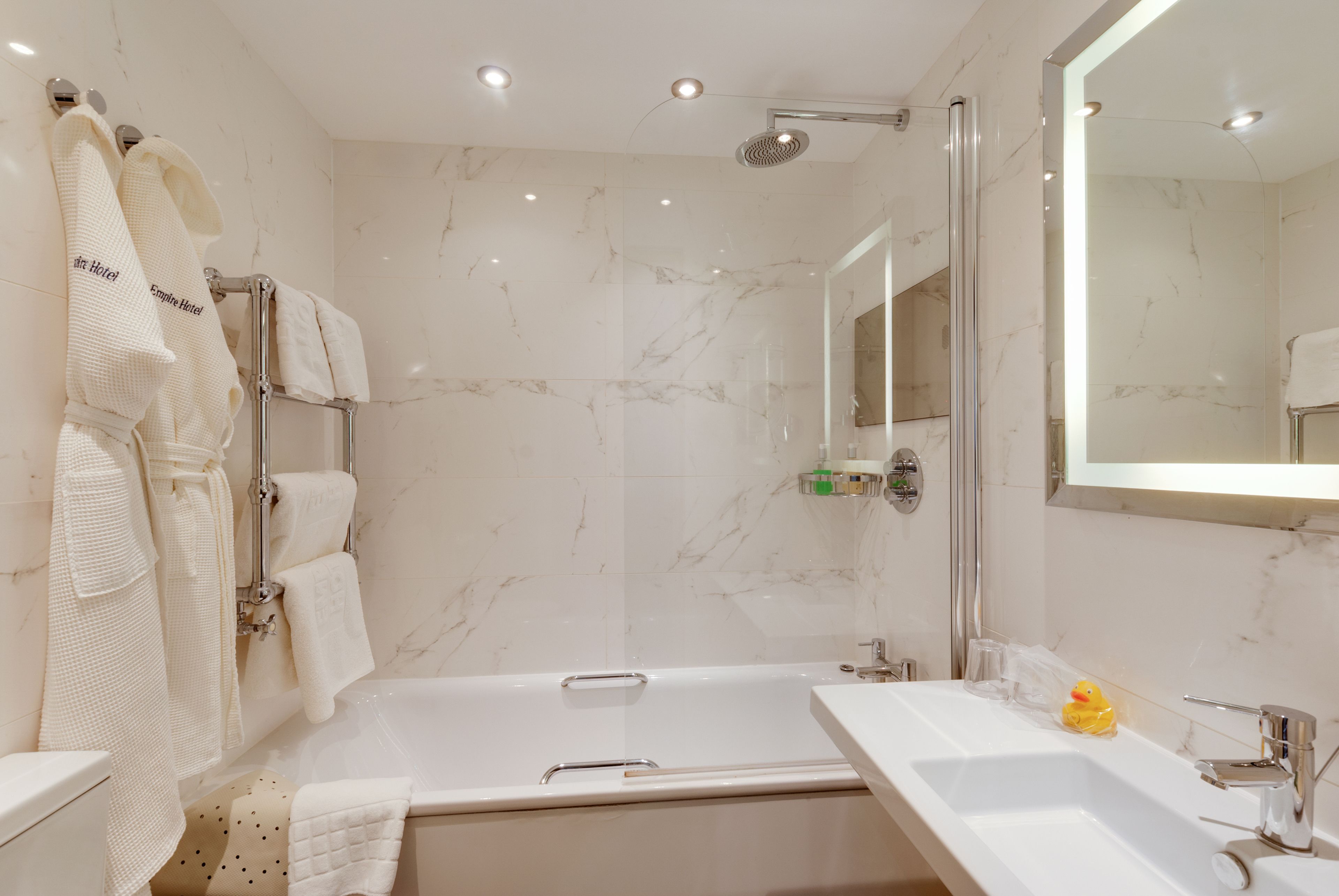 double room | bathroom | free toiletries, hair dryer, bathrobes