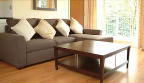 Suite superior, 1 cama doble, no fumadores | Zona de estar | Televisión de 22 pulgadas con canales digitales