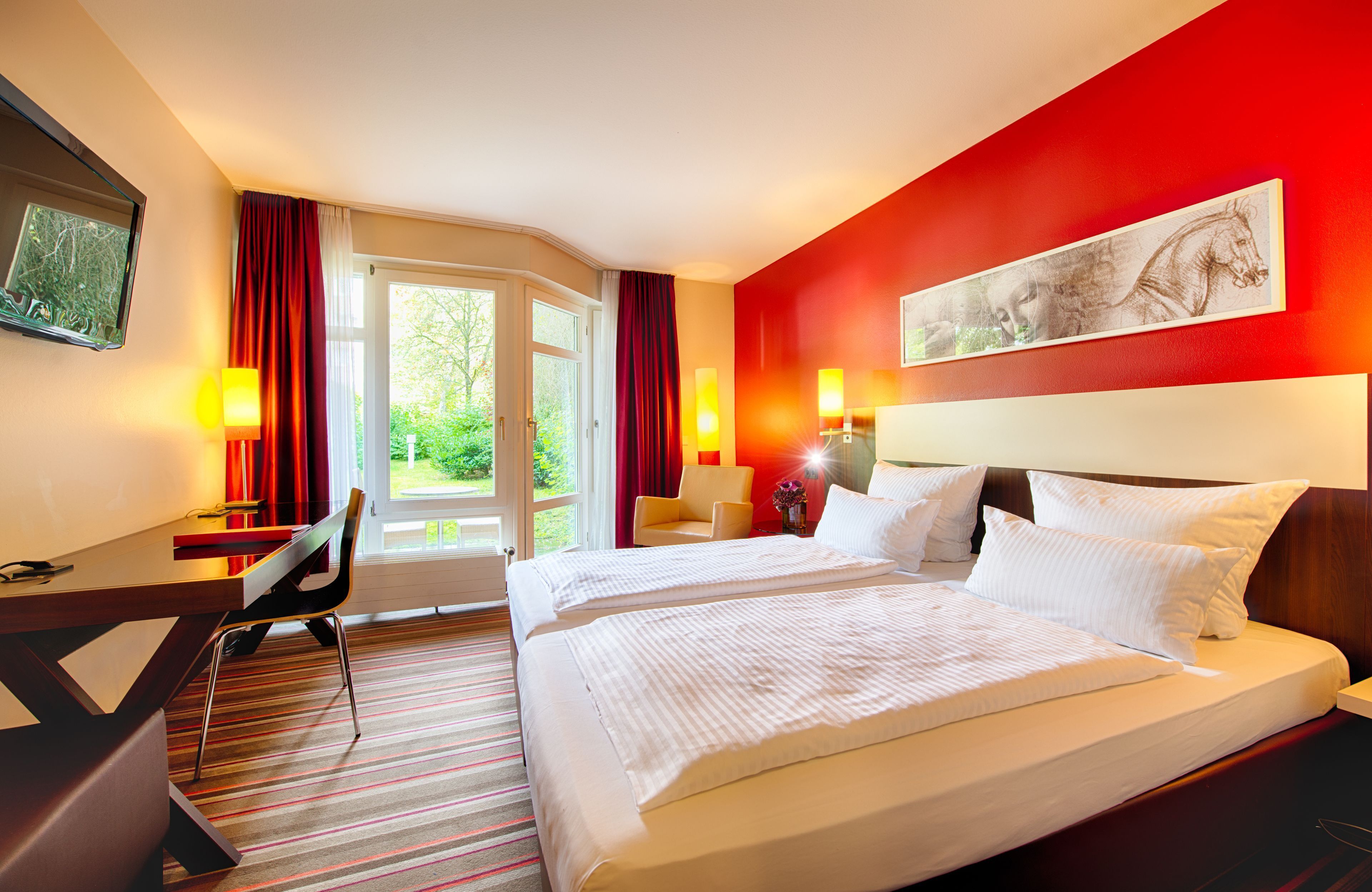 In-room safe, desk, iron/ironing board, free cots/infant beds