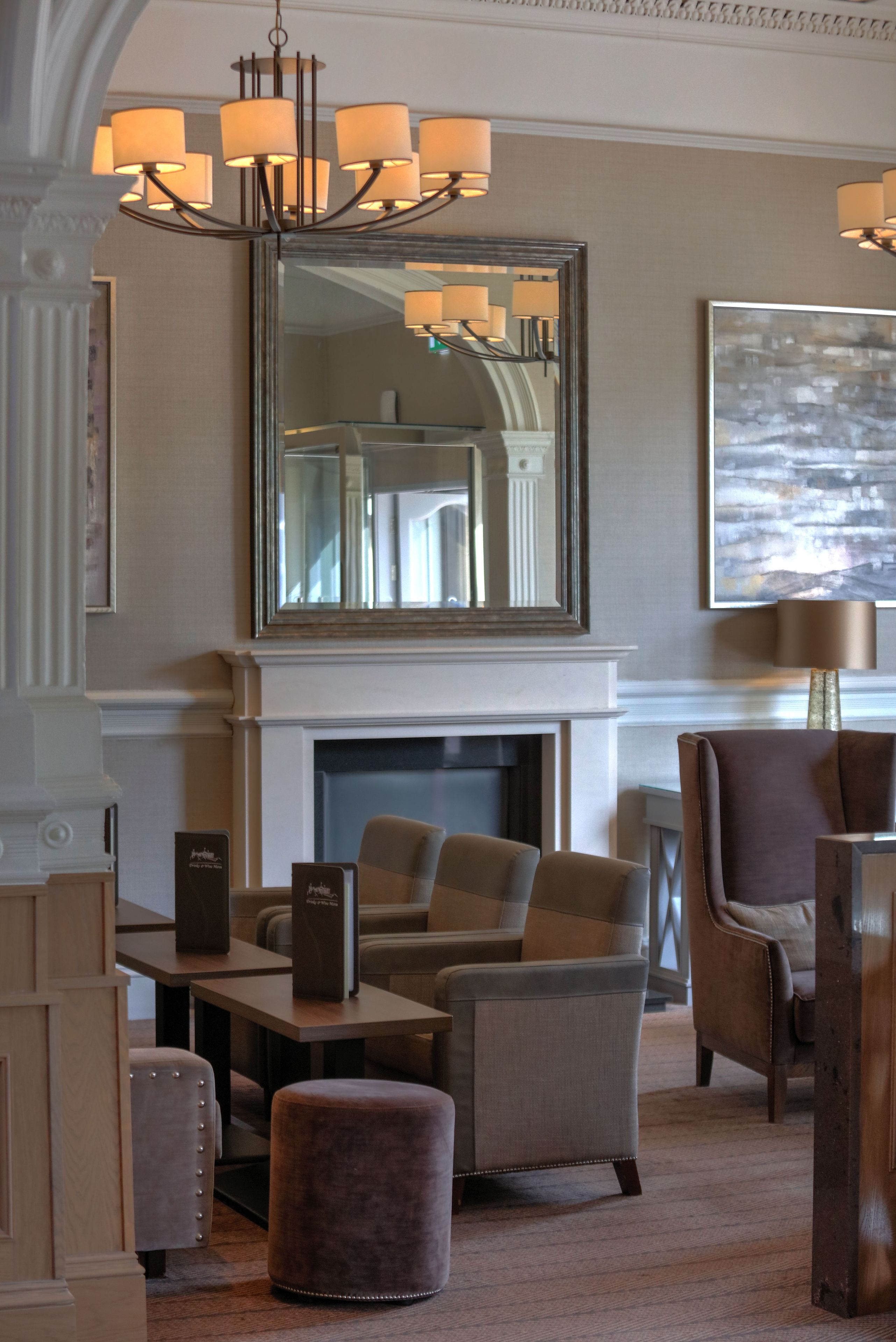 Sitteområde i lobbyen