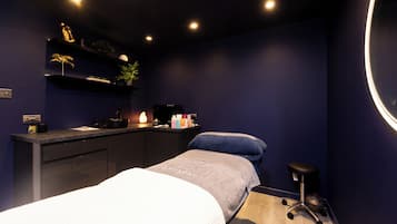 Body treatments, aromatherapy, body wraps, body scrubs, facials