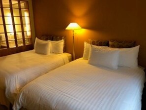 Deluxe Double Room, 2 Queen Beds | Premium bedding, desk, blackout drapes, iron/ironing board