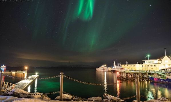 Udsigt fra overnatningsstedet