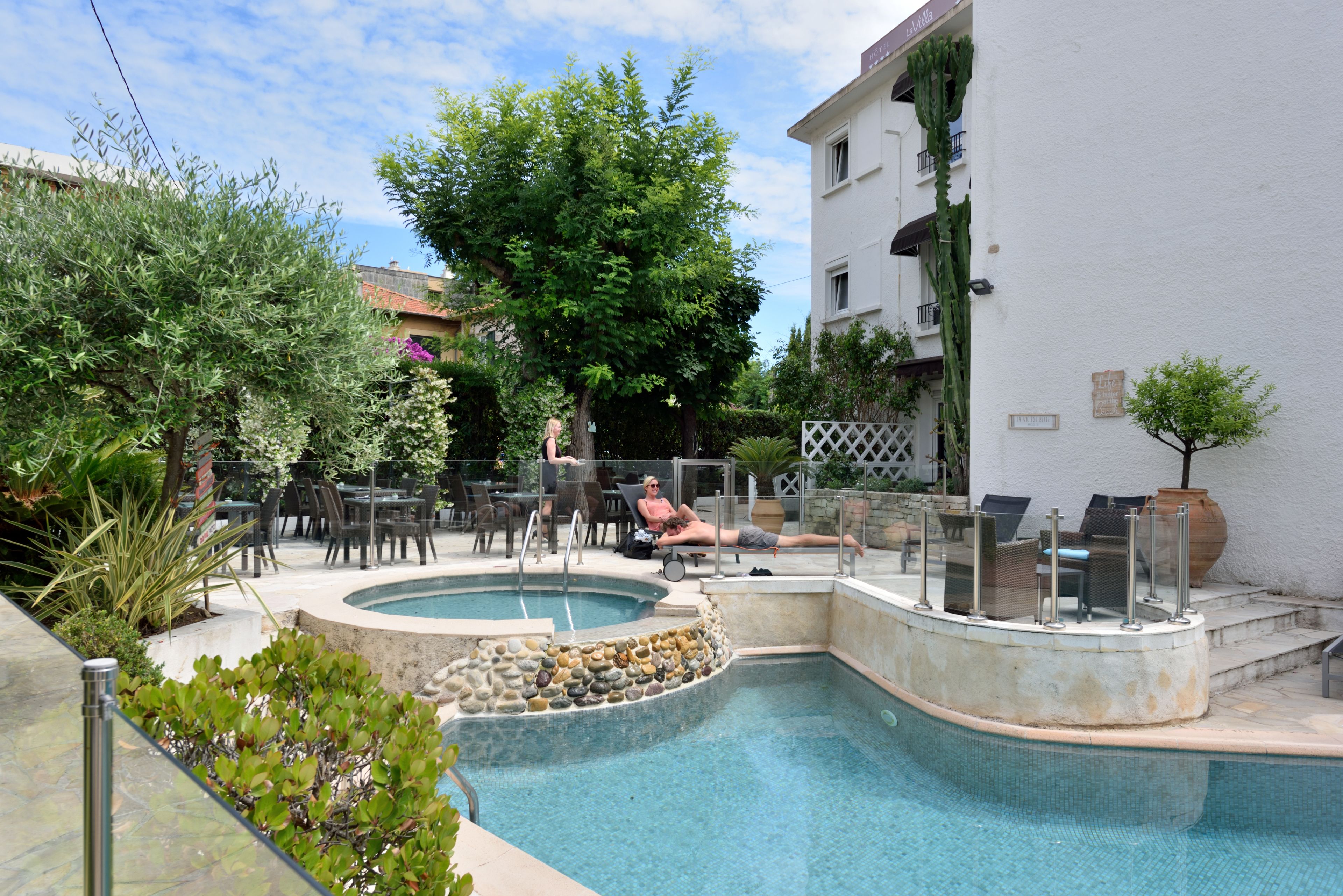 manicures and pedicures, massages