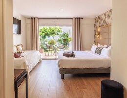 Chambre Exécutive, terrasse | Literie de qualité supérieure, minibar, coffres-forts dans les chambres