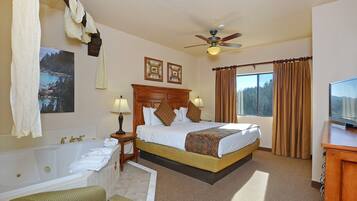 Hypo-allergenic bedding available, in-room safe, blackout drapes