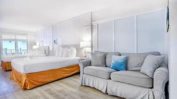 Suite estudio Deluxe, 2 camas dobles | Tabla de planchar con plancha, wifi gratis, ropa de cama