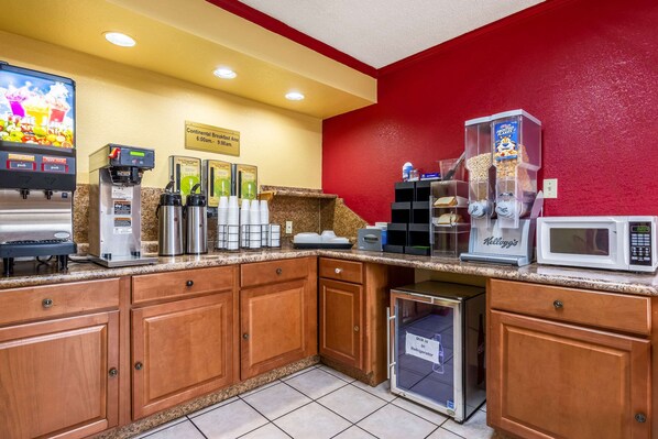 Café da manhã continental grátis todos os dias