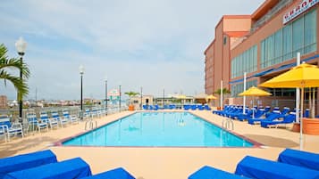 Indoor pool, outdoor pool