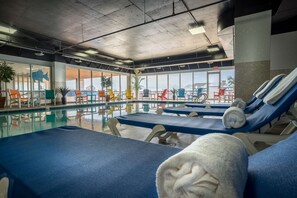 Indoor pool, outdoor pool