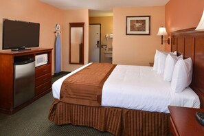 Desk, blackout curtains, iron/ironing board, rollaway beds