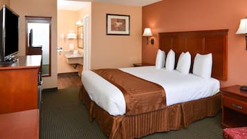 Desk, blackout curtains, iron/ironing board, rollaway beds