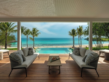 Villa, 2 Bedrooms, Beachfront (Infinity Pool) | View from room