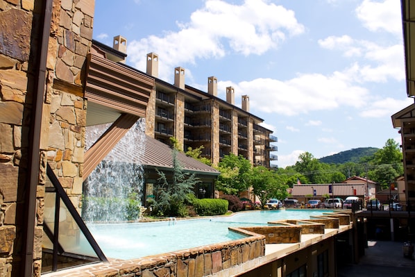 Indoor pool, seasonal outdoor pool