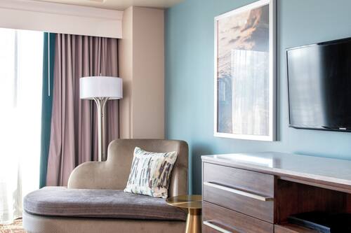 Blackout drapes, iron/ironing board, free WiFi, bed sheets