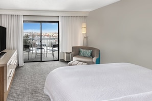 Down duvets, pillow-top beds, desk, blackout curtains