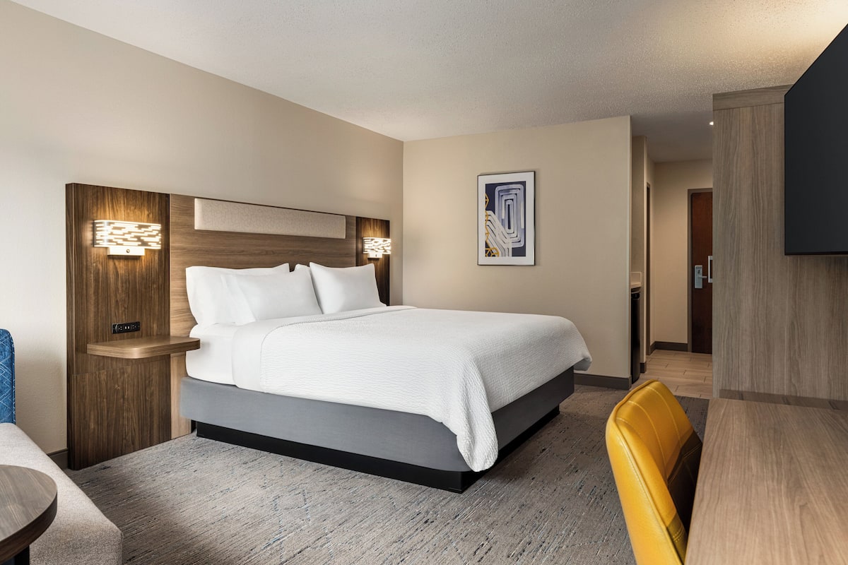 In-room safe, desk, blackout drapes, iron/ironing board