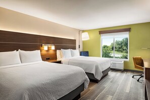 Standard Room, 2 Queen Beds (Standalone Shower) | 1 bedroom, in-room safe, desk, blackout drapes