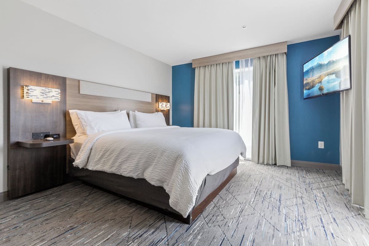 Suite, 1 camera da letto, cucina (1 King, Sofa Bed, Living Area) | Una scrivania, ferro/asse da stiro, culle/letti per bambini (gratuiti)