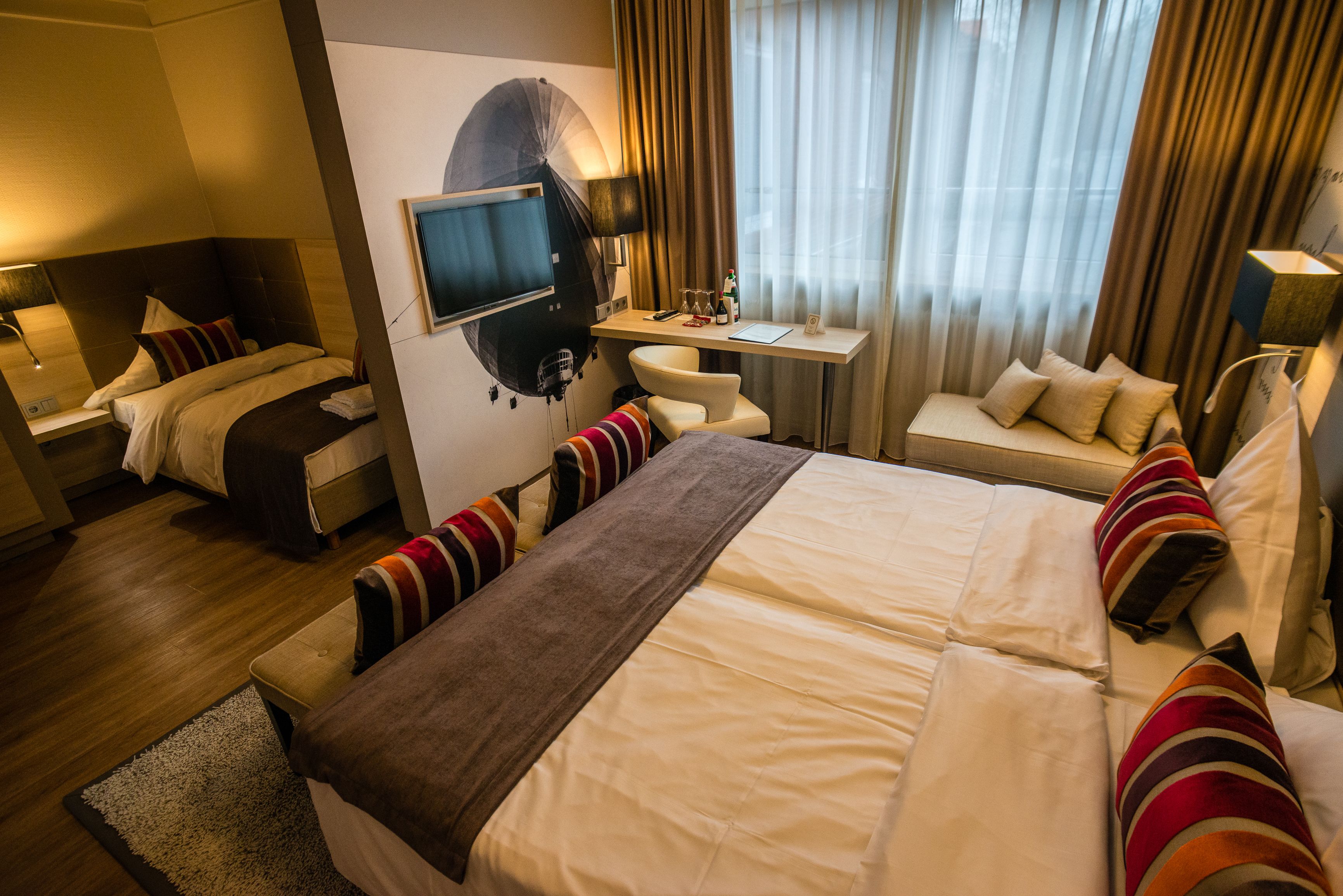 premium bedding, in-room safe, desk, blackout curtains