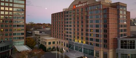 Blick von der Unterkunft