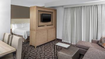 Premium bedding, down comforters, pillowtop beds, desk