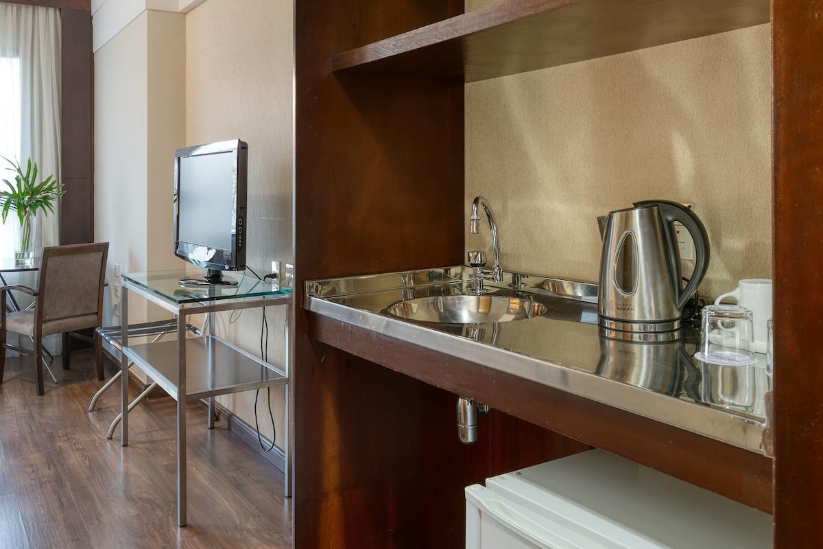 Minibar, in-room safe, desk, blackout curtains