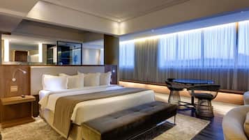 Minibar, in-room safe, desk, blackout drapes