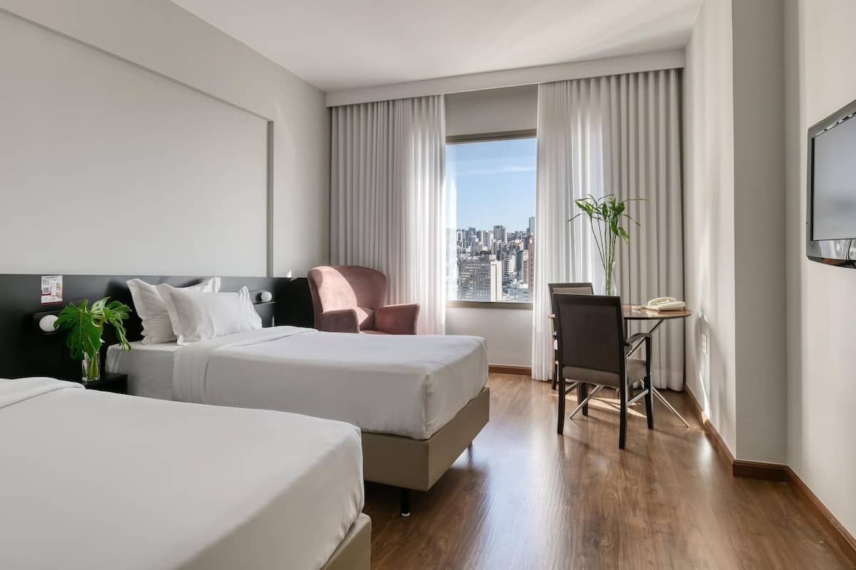 Minibar, in-room safe, desk, blackout curtains