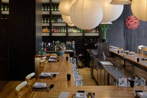 Lunch and dinner served, Japanese cuisine