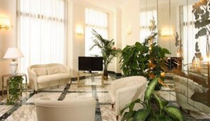 Sala de estar en el lobby