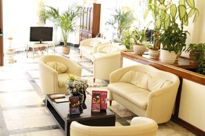 Sala de estar en el lobby