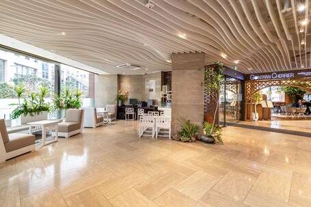 Sala de estar en el lobby