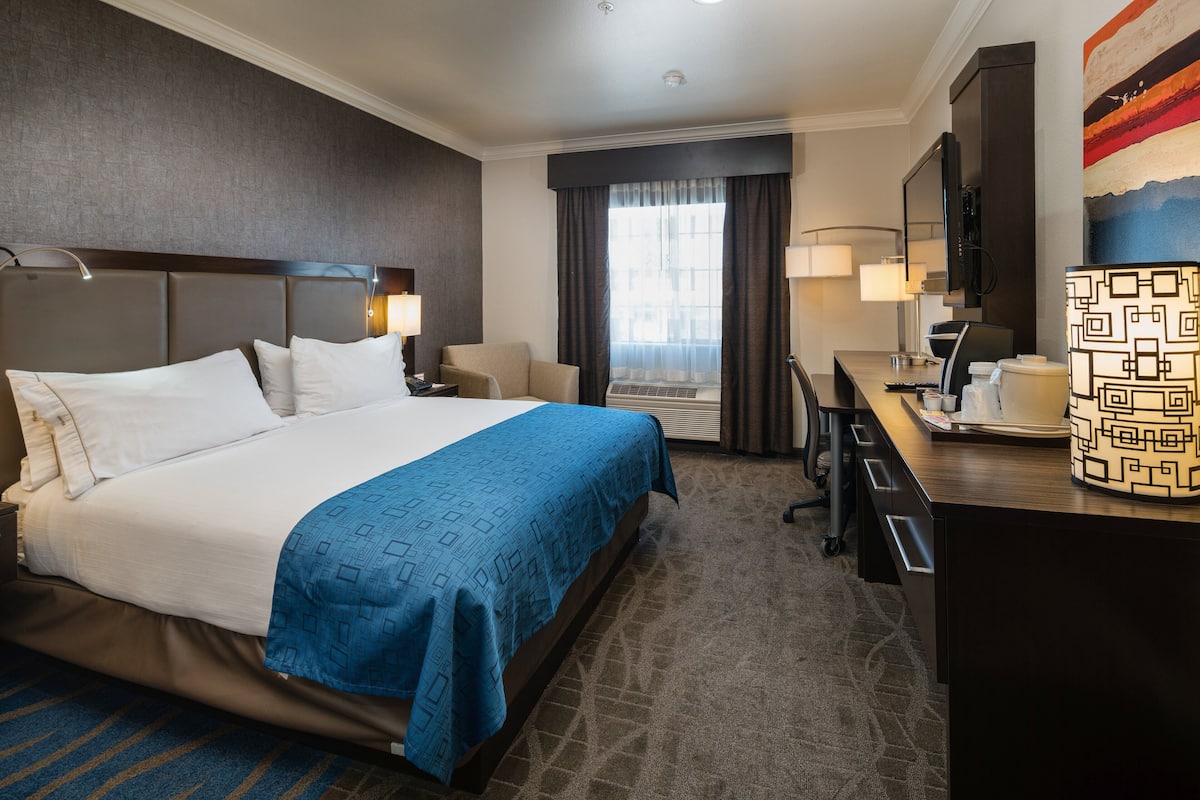 Standard Room, 1 Queen Bed | In-room safe, desk, iron/ironing board, rollaway beds