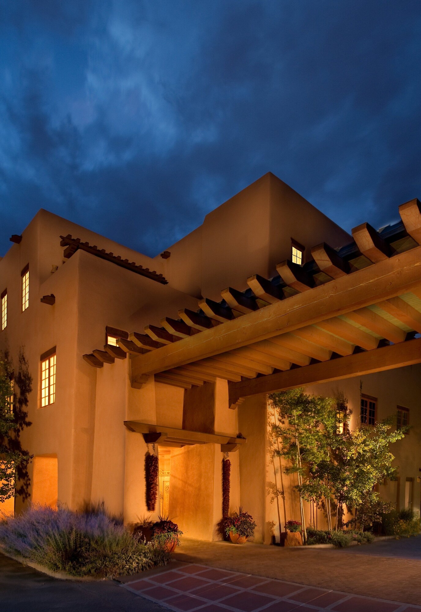 Front of property - evening/night