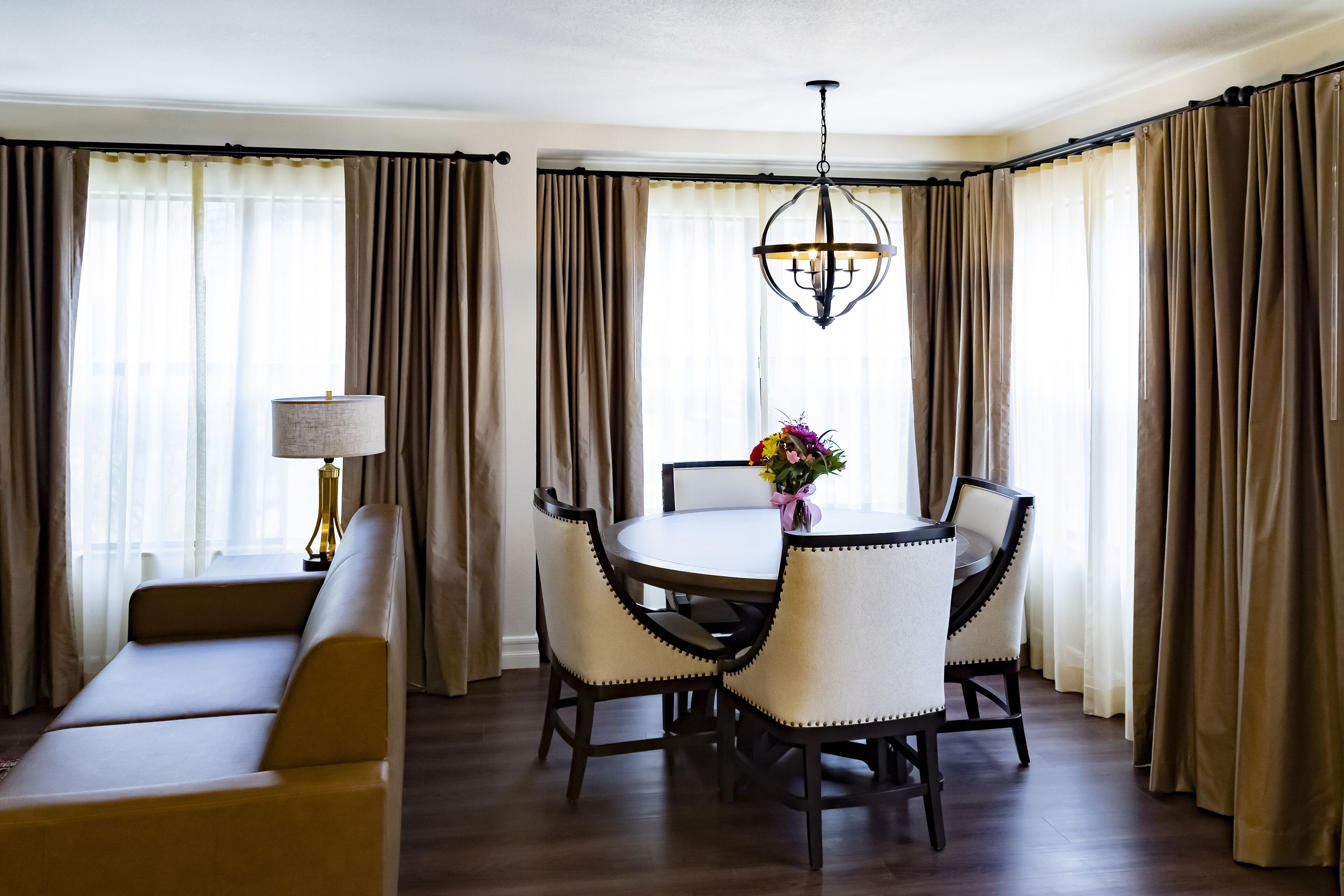 deluxe villa, 1 bedroom | living area | flat-screen tv, fireplace, dvd player