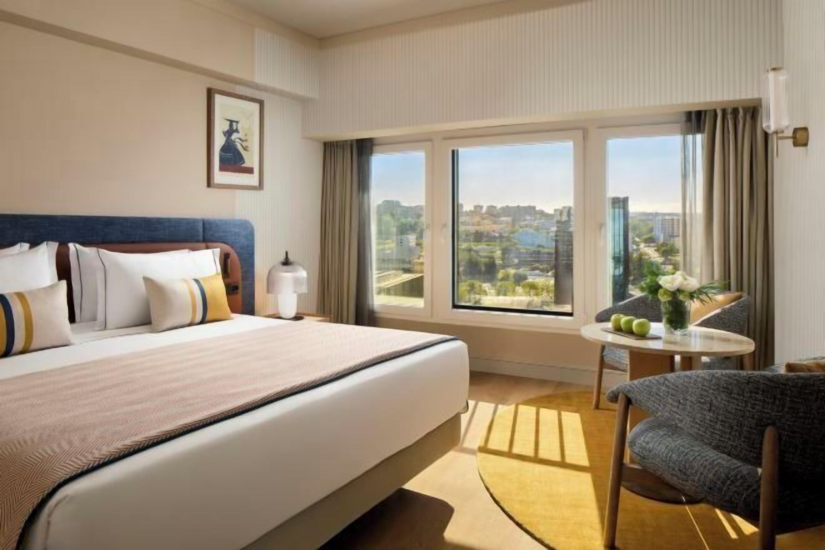 Minibar, in-room safe, desk, blackout curtains