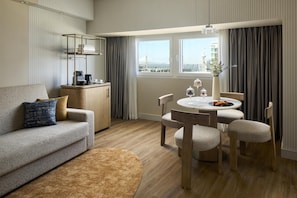 Minibar, in-room safe, desk, blackout curtains