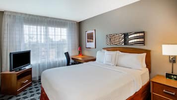 Suite, 2 Bedrooms (View) | Desk, blackout drapes, iron/ironing board, free cribs/infant beds