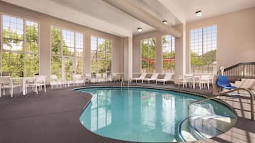 Indoor pool, a heated pool