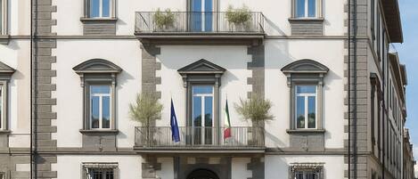 Facciata della struttura