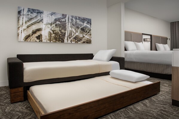 1 bedroom, premium bedding, down comforters, in-room safe