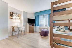 Suite, Multiple Beds (Kids Suite One Queen with Bunk Bed) | 1 bedroom, premium bedding, pillowtop beds, in-room safe