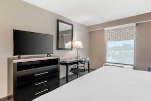 Standard Room, 1 King Bed, Non Smoking | 1 bedroom, premium bedding, pillowtop beds, desk