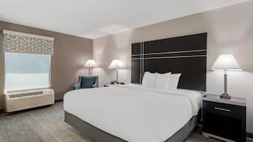 Room, 1 King Bed, Accessible, Non Smoking | 1 bedroom, premium bedding, pillowtop beds, desk