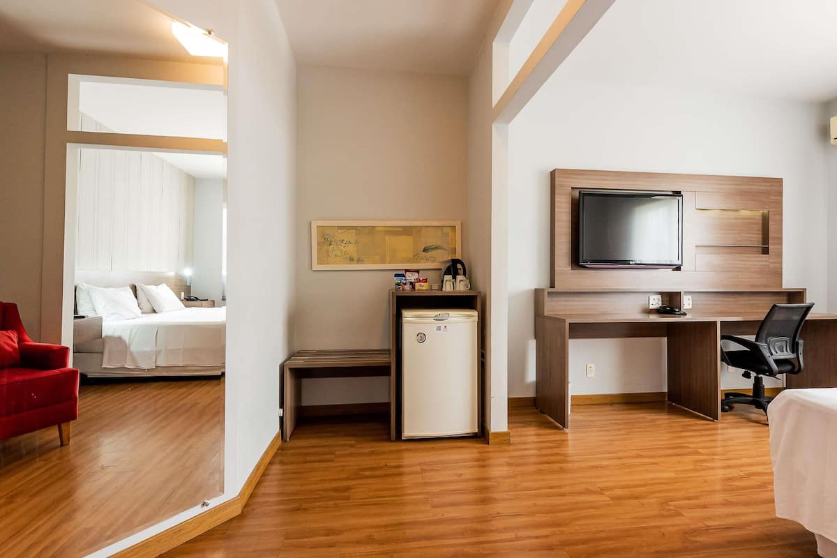 Superior Apartment, 1 King Bed | Minibar, in-room safe, desk, blackout curtains