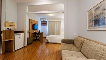 Standard Apartment, 1 Double Bed | Minibar, in-room safe, desk, blackout drapes