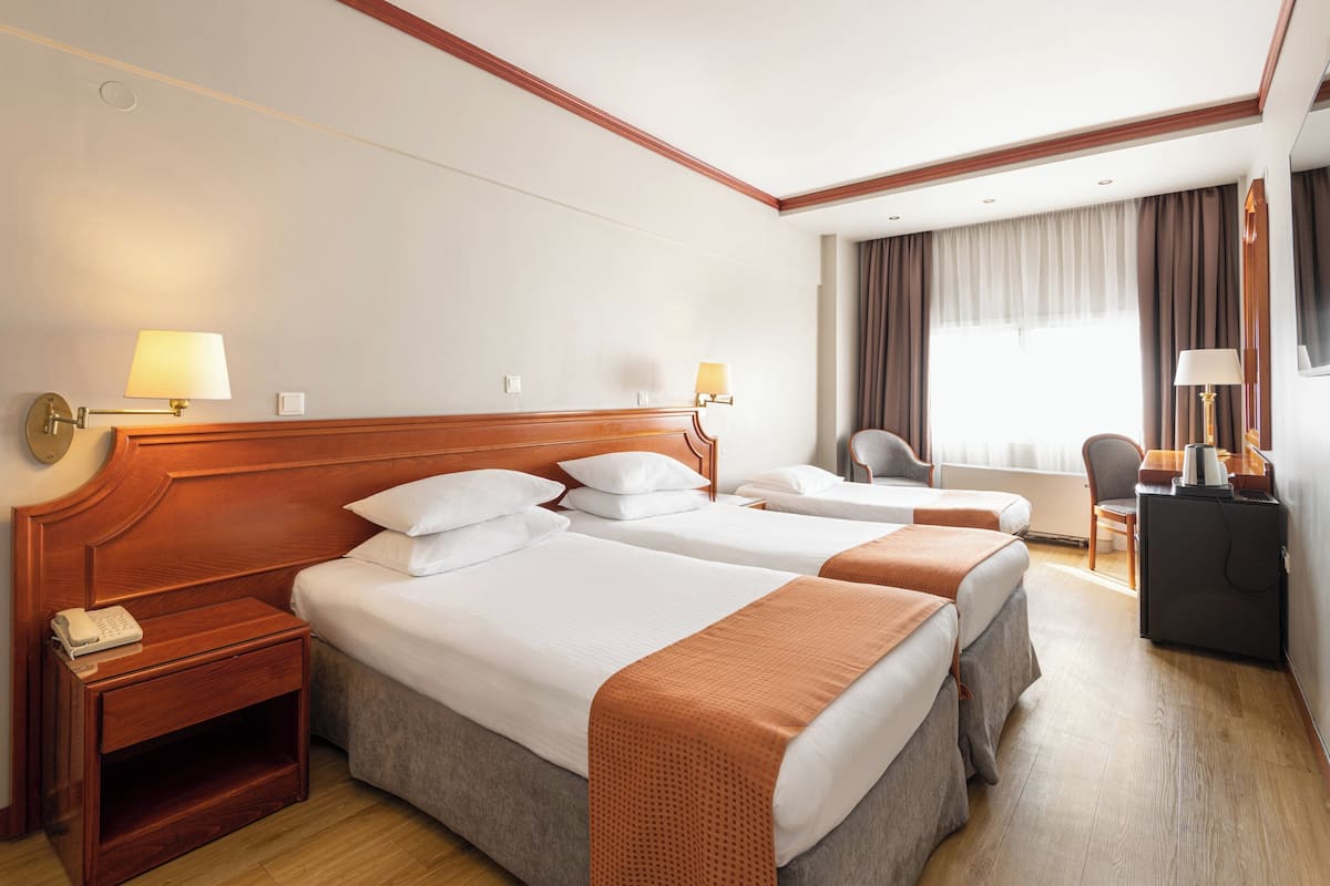 Room, 2 Twin Beds, Non Smoking (Plus Rollaway) | Minibar, in-room safe, desk, laptop workspace