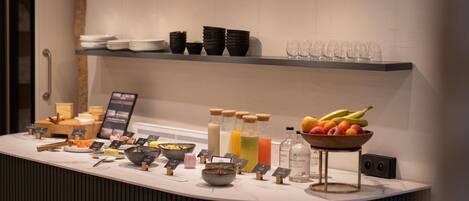 Daily buffet breakfast (EUR 38 per person)